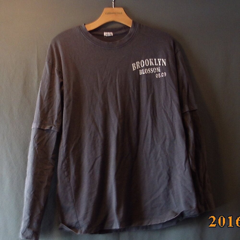 Garage Double T - Long/Short Sleeved Gray Medium